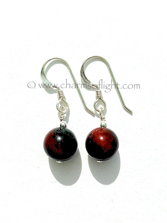 Bloodstone Earrings
